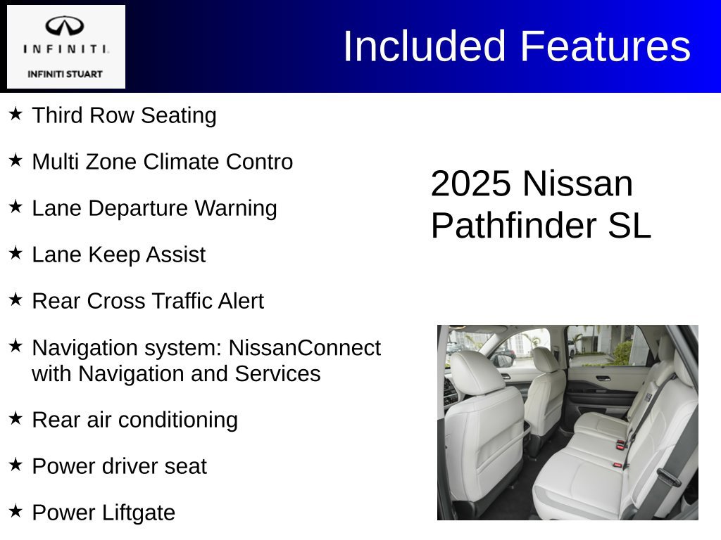 Used 2025 Nissan Pathfinder SL FWD image 8