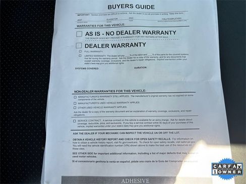 Used 2023 Jeep Gladiator Mojave w/ Safety Group image 31