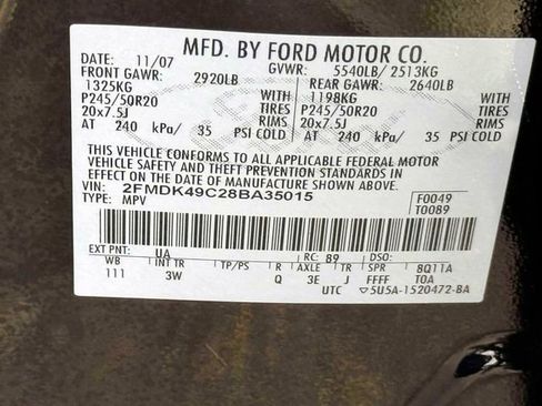 Used 2008 Ford Edge Limited AWD/4WD image 18