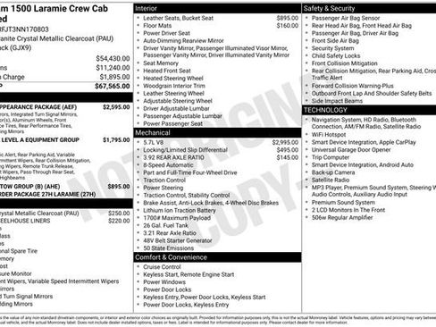 Certified 2022 RAM 1500 Laramie w/ Sport Appearance Package AWD/4WD image 9
