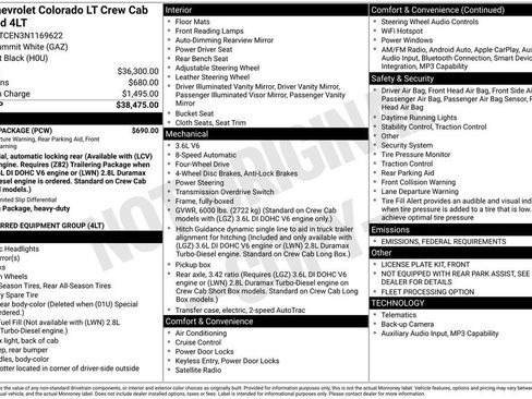 Used 2022 Chevrolet Colorado LT w/ Safety Package image 15