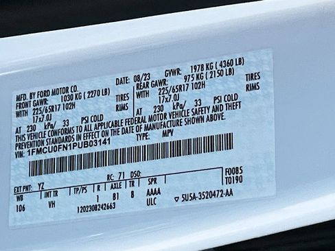 Used 2023 Ford Escape FWD image 29