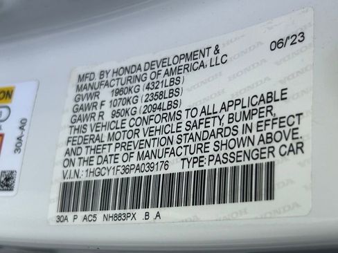 Used 2023 Honda Accord EX image 47