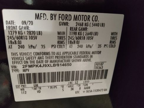 Used 2020 Ford Edge SEL image 33