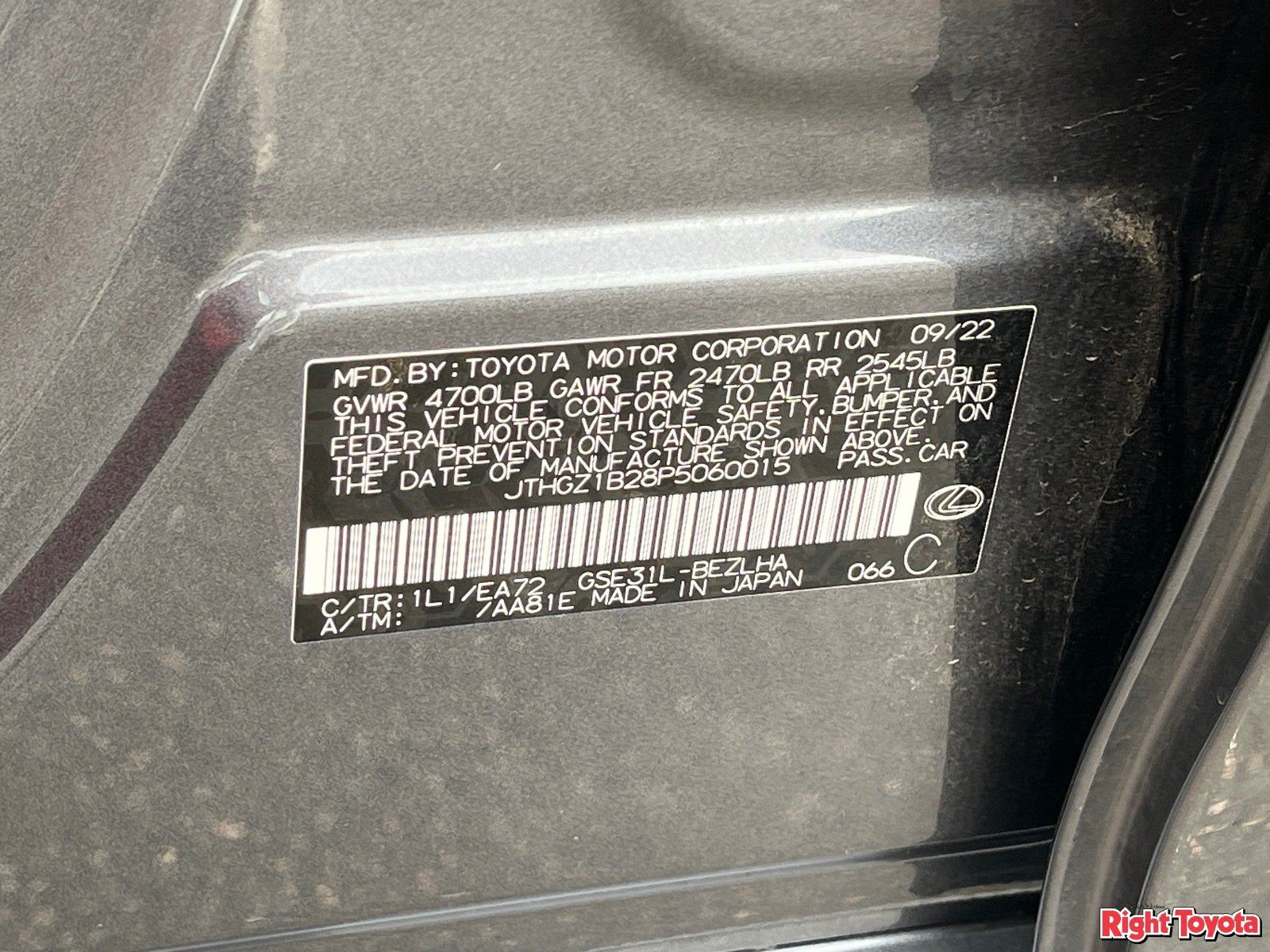 Used 2023 Lexus IS 350 F Sport w/ Accessory Package RWD image 33