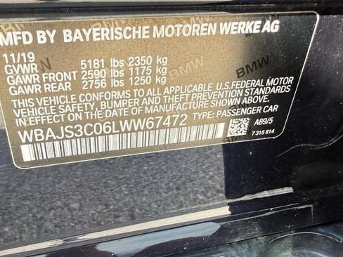Used 2020 BMW 540i xDrive w/ Premium Package AWD/4WD image 28