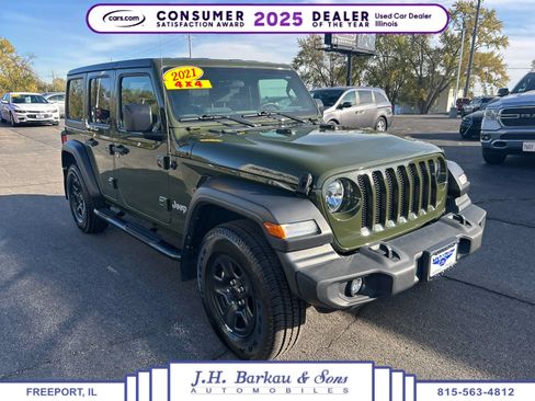 Used 2021 Jeep Wrangler Unlimited Sport AWD/4WD image 1