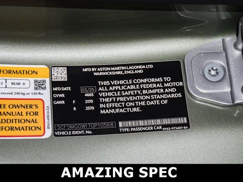 Used 2026 Aston Martin V8 Vantage Roadster image 38