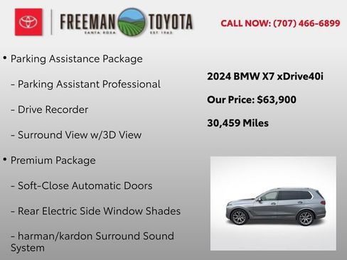 Used 2024 BMW X7 xDrive40i w/ Premium Package AWD/4WD image 5