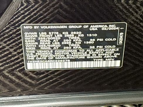 Certified 2024 Volkswagen Atlas Cross Sport SE image 25