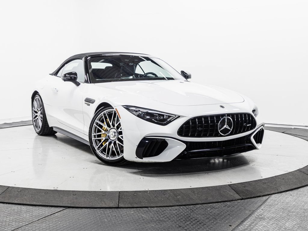 Used 2022 Mercedes-Benz SL 55 AMG 4MATIC w/ Driver Assistance Package image 1