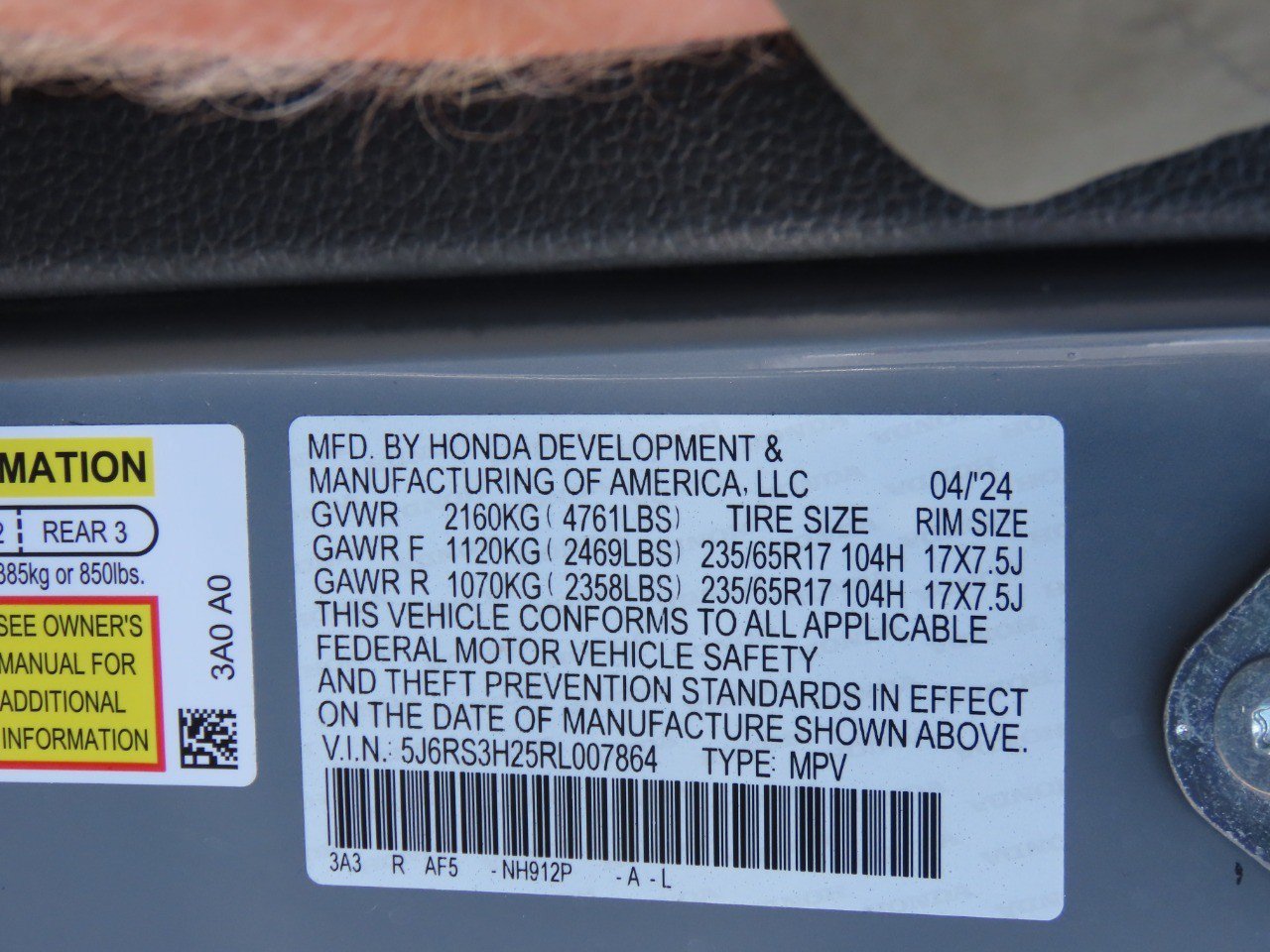Used 2024 Honda CR-V LX image 14
