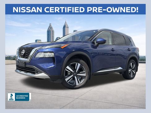 Certified 2022 Nissan Rogue Platinum w/ Head-Up Display Package AWD/4WD image 1