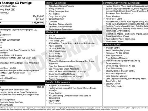 Certified 2025 Kia Sportage SX image 30
