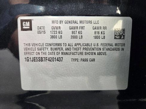 Used 2015 Chevrolet Sonic LTZ image 12