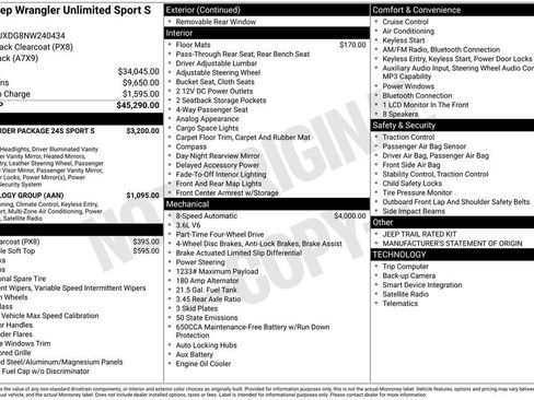Used 2022 Jeep Wrangler Unlimited Sport AWD/4WD image 6