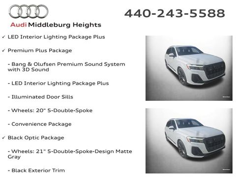Used 2025 Audi Q7 3.0T Premium Plus w/ Premium Plus Package AWD/4WD image 2