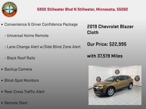 Used 2019 Chevrolet Blazer LT AWD/4WD image 15