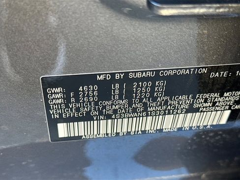 Certified 2025 Subaru Legacy Limited image 27
