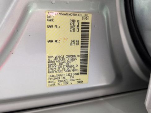 Used 2015 Nissan Altima 2.5 SV w/ Convenience Package image 37