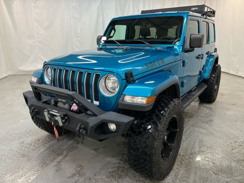 Used 2020 Jeep Wrangler Unlimited Sahara w/ Uconnect 4C Nav & Sound Group image 1
