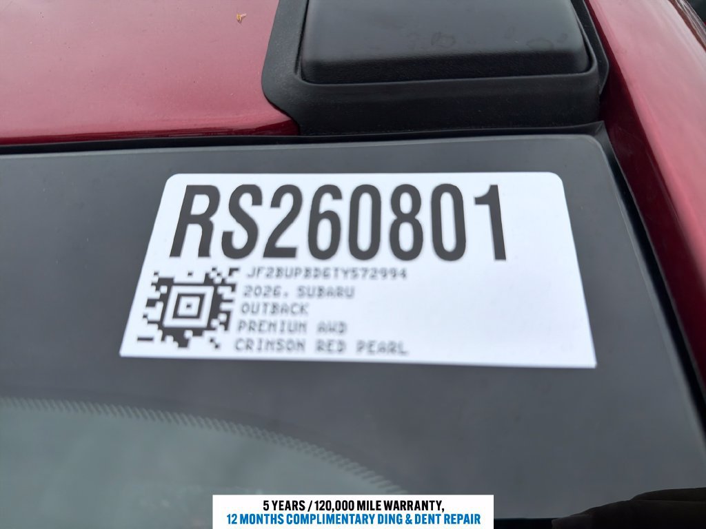 New 2026 Subaru Outback Premium AWD/4WD image 12