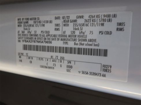 Certified 2022 Ford Transit 350 XLT image 25