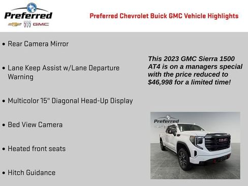 Certified 2023 GMC Sierra 1500 AT4 w/ AT4 Premium Package image 6