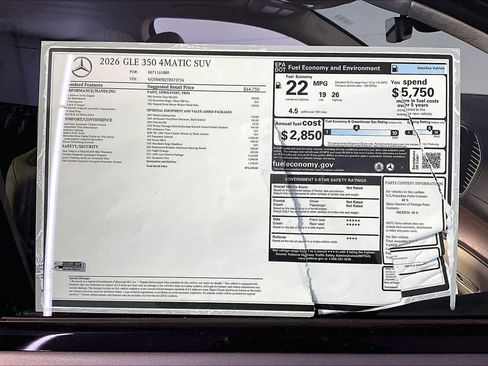 New 2026 Mercedes-Benz GLE 350 4MATIC image 18