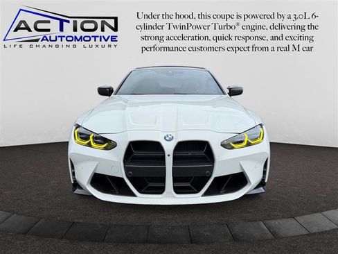 Used 2021 BMW M4 Coupe w/ M Carbon Exterior Package RWD image 3