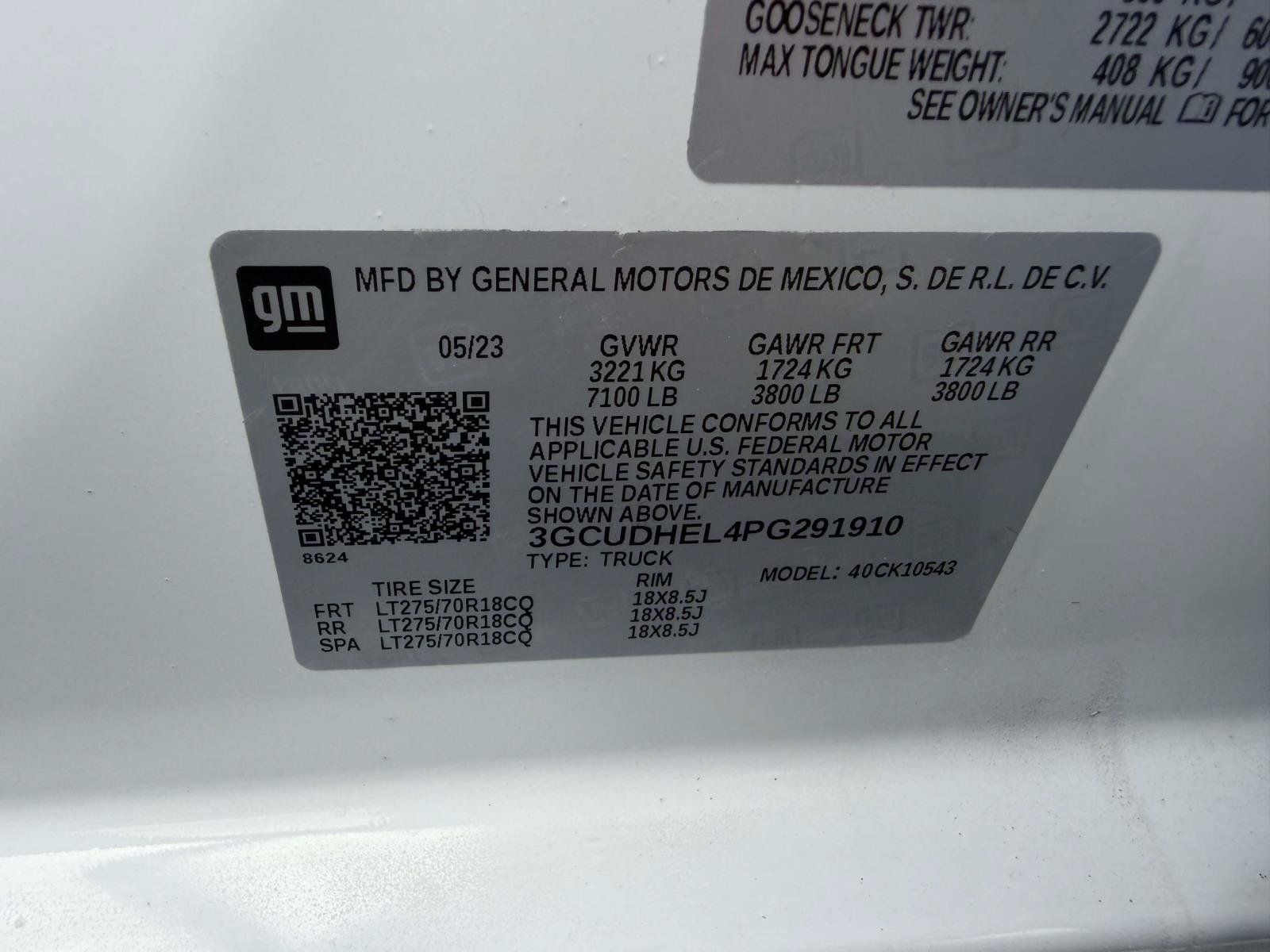Used 2023 Chevrolet Silverado 1500 ZR2 w/ LPO, Dark Essentials Package AWD/4WD image 20