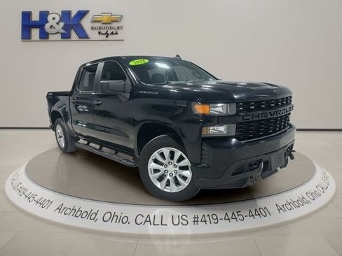 Used 2021 Chevrolet Silverado 1500 Custom AWD/4WD image 1