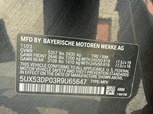 Used 2024 BMW X3 xDrive30i w/ Convenience Package AWD/4WD image 40