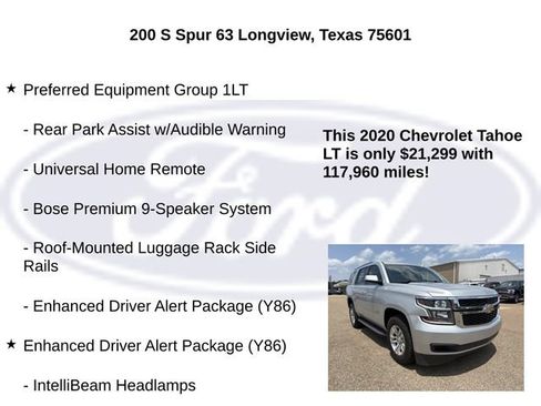 Used 2020 Chevrolet Tahoe LT RWD image 20