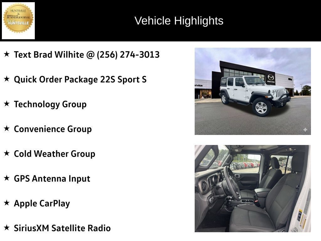 Used 2020 Jeep Wrangler Unlimited Sport S AWD/4WD image 6