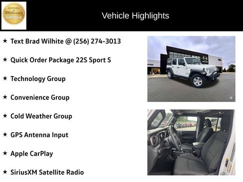 Used 2020 Jeep Wrangler Unlimited Sport S AWD/4WD image 6