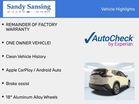 Certified 2022 Nissan Rogue SV FWD image 8