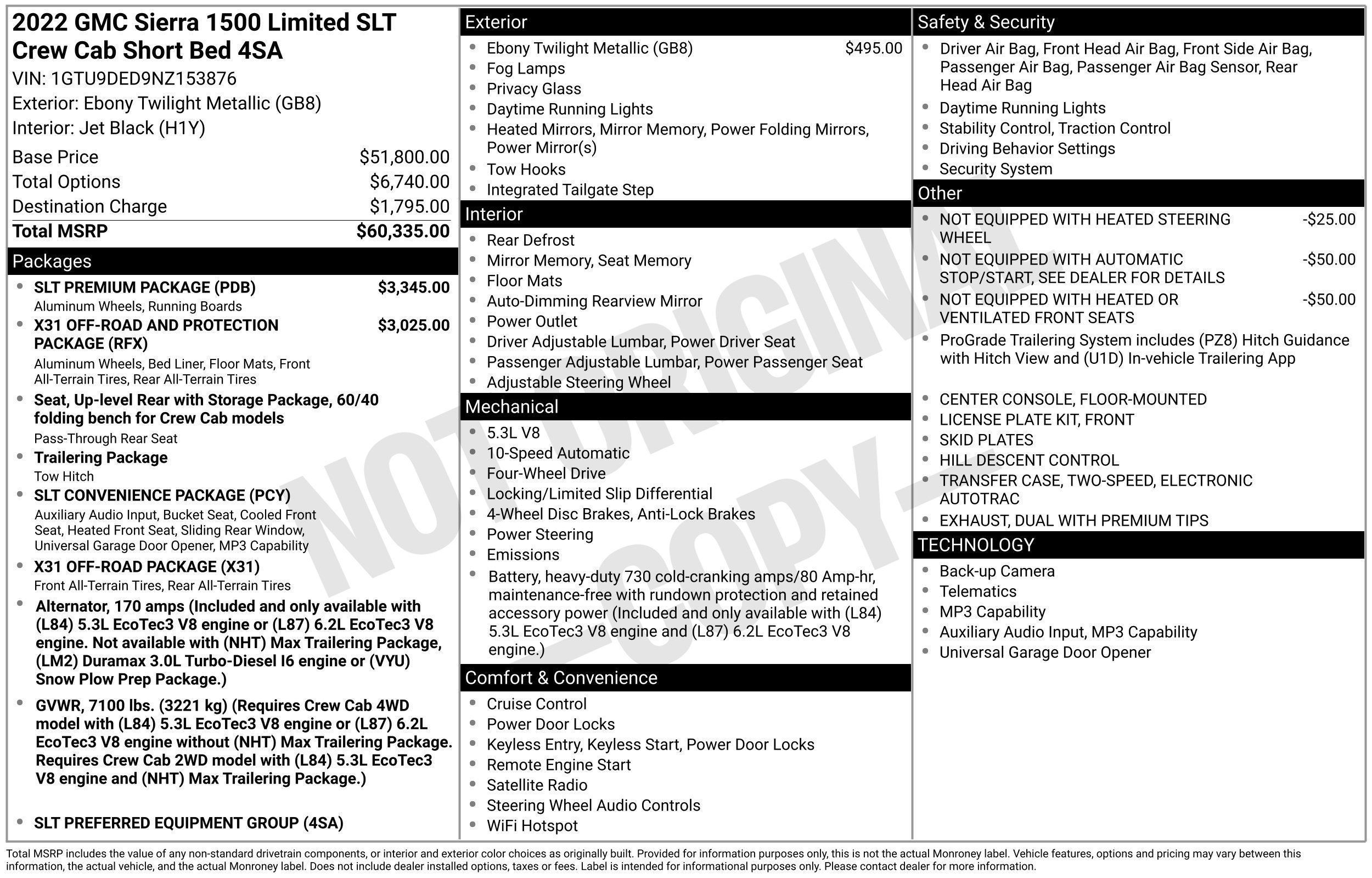 Used 2022 GMC Sierra 1500 SLT w/ SLT Premium Package AWD/4WD image 15
