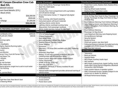 Used 2024 GMC Canyon Elevation RWD image 6