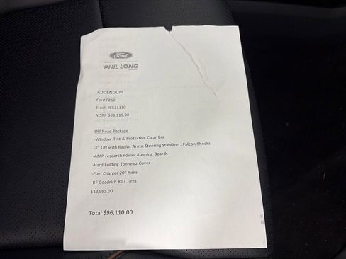 New 2026 Ford F250 Lariat w/ FX4 Off-Road Package image 33