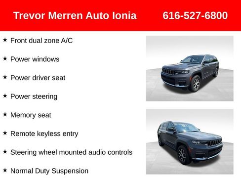 Used 2024 Jeep Grand Cherokee L Limited AWD/4WD image 31