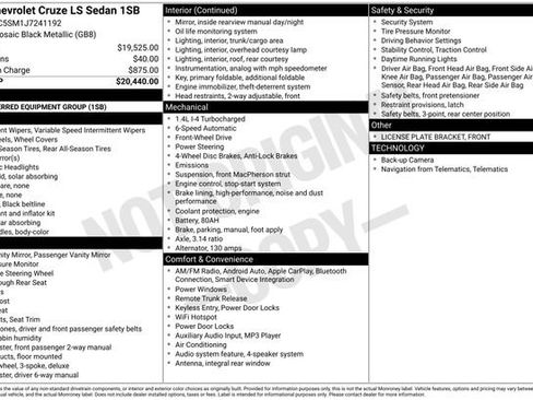 Used 2018 Chevrolet Cruze LS image 5