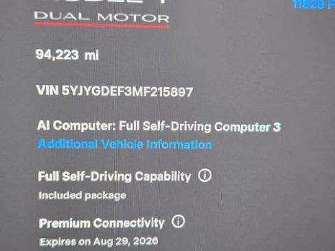 Used 2021 Tesla Model Y Performance AWD/4WD image 7