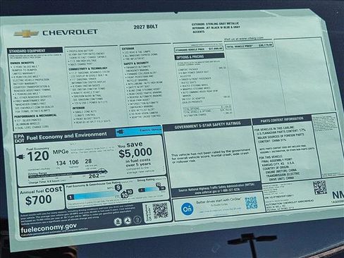 New 2027 Chevrolet Bolt LT w/ Comfort Package FWD image 17