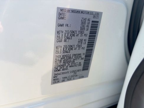 New 2026 Nissan Murano Platinum w/ Cargo Package AWD/4WD image 20