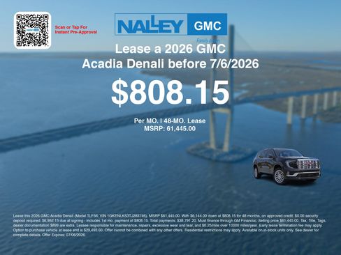 New 2026 GMC Acadia Denali w/ Super Cruise Package FWD image 3