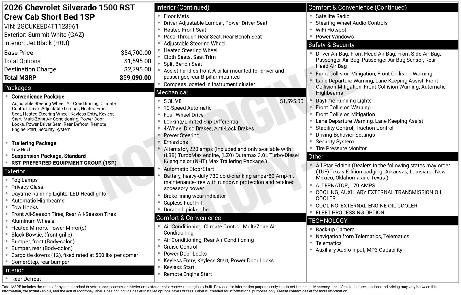 Used 2026 Chevrolet Silverado 1500 RST AWD/4WD image 3