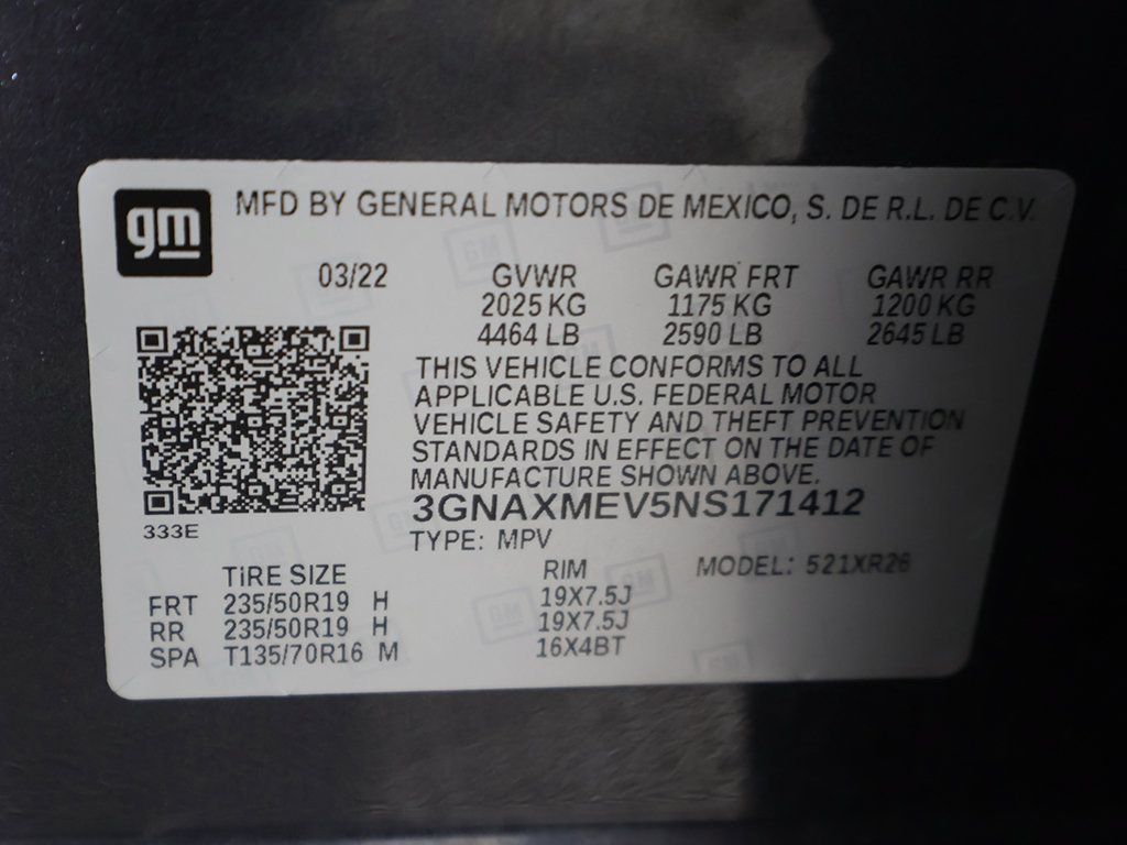 Used 2022 Chevrolet Equinox RS FWD image 49