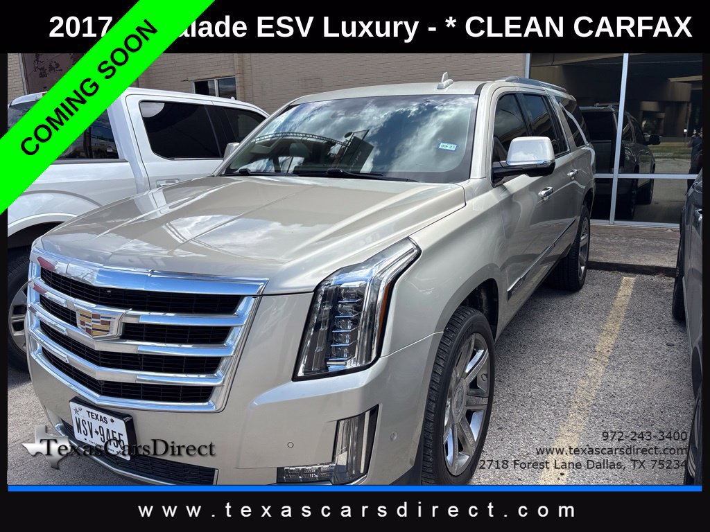 Used 2017 Cadillac Escalade ESV Luxury RWD image 1