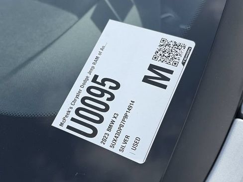 Used 2023 BMW X3 sDrive30i w/ Premium Package RWD image 35